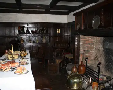 img_9547 Dining room, 17th century This room represents the private dining room in the home of a prosperous family in the late seventeenth century. The family no longer...