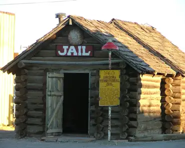 03 1860 Arizona territorial jail, at one time held such notorious outlaws like Seligman-Sam, Three Finger Jack, James Younger and many others. In 1866 four Indians...