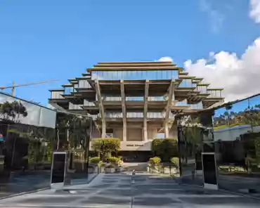 PXL_20240324_154034786 Geisel Library at UCSD, by William Pereira, 1970.