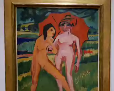 P1100428 Ernst Ludwig Kirchner, Two girls under an umbrella, 1910.