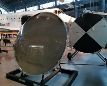 IMG_20191206_113130 Gemini heat shield, protecting the Gemini capsule (1961-1966) upon reentry in the atmosphere at speed of more than 27000 km/h. The hear dissipated by ablation:...