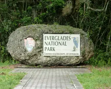 P1320242 The Everglades National Park is located in the south of Florida; its average altitude does not exceed a few feet and the whole region is a key part of a fragile...