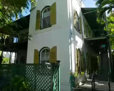 P1050825 Ernest Hemingway's home, built in 1849. Hemingway bought the house in 1931 with his second wife, Pauline Pfeiffer.