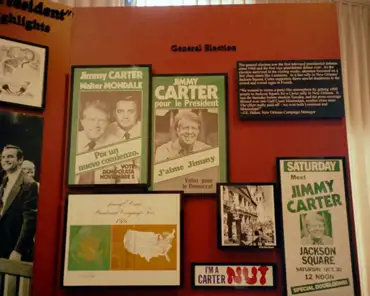 picture_4_2 Campaign material. Jimmy Carter used to sell peanuts at his father's farm.