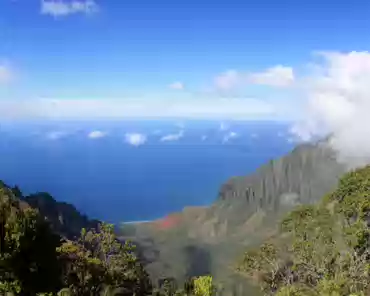 20140210010458 Kalalau valley, along the Na Pali coast.