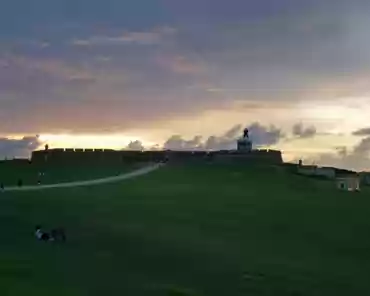 P1030652 The open ground right in front of Castillo San Felipe Del Morro (1539-1790) proved fatal to many English soldiers in 1598 and Dutch soldiers in 1625.