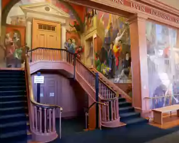 P1100262 Murals were painted by Lincoln Perry between 1996-2012.